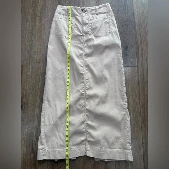 Anthropologie Maeve The Colette Maxi Skirt  Tan Size Small - Picture 12 of 12